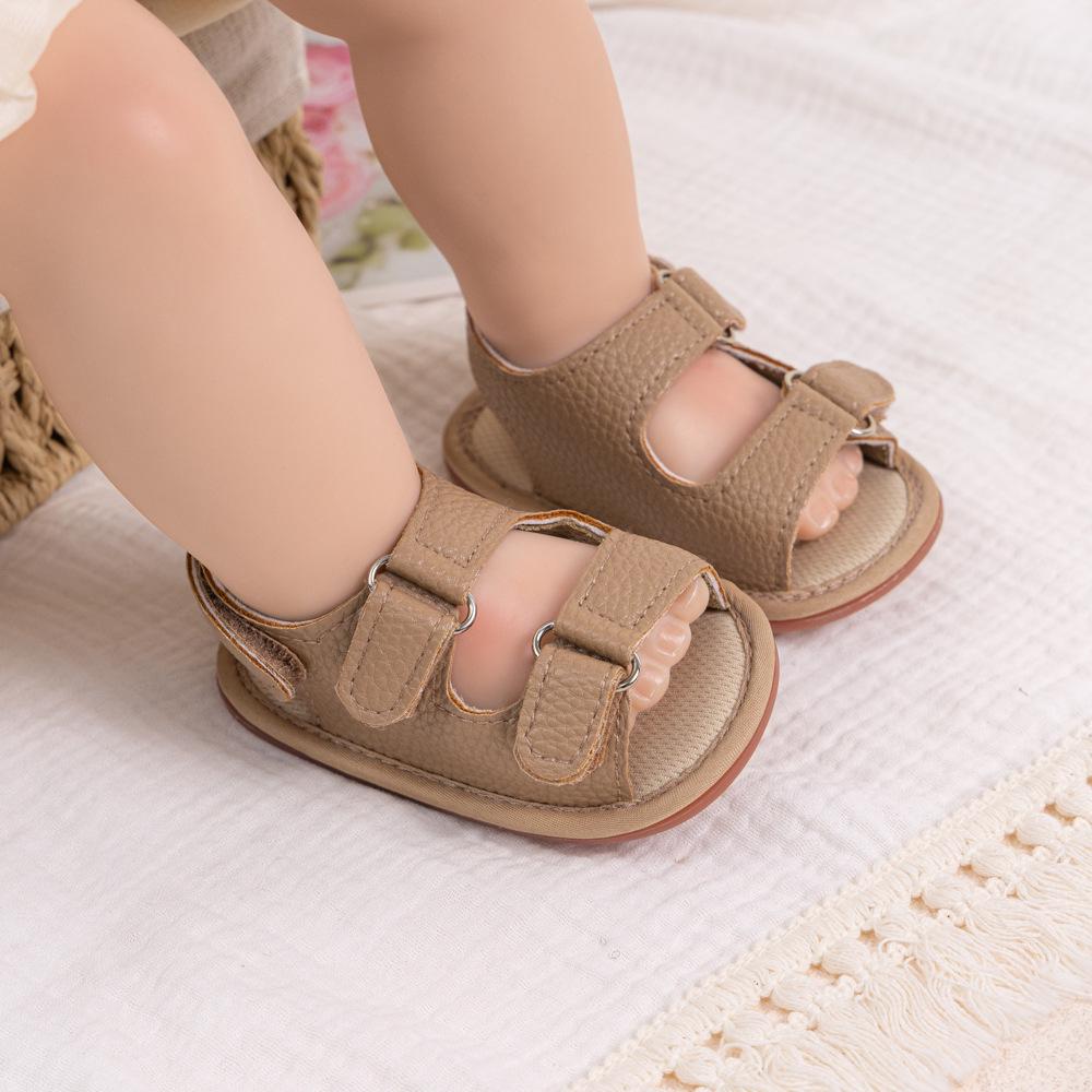 2025 Summer Casual Soft Sole PU Sandals with Velcro for Baby Boys & Girls - Breathable Toddler Shoes