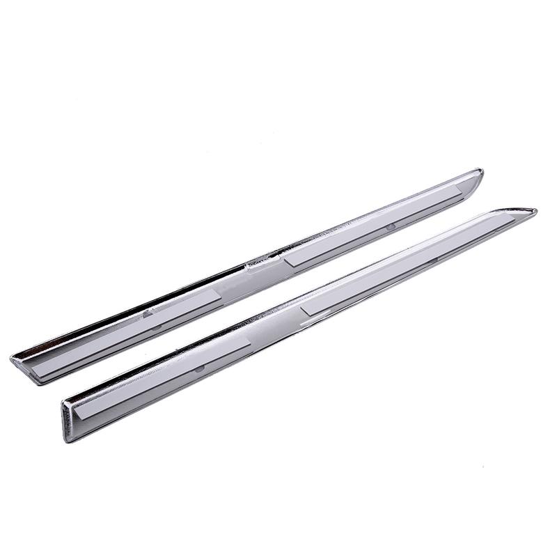 1 Pair Chrome Style Rear Bumper Corner Protector Cover Trim Fit For Honda CRV 5th 2017 2018