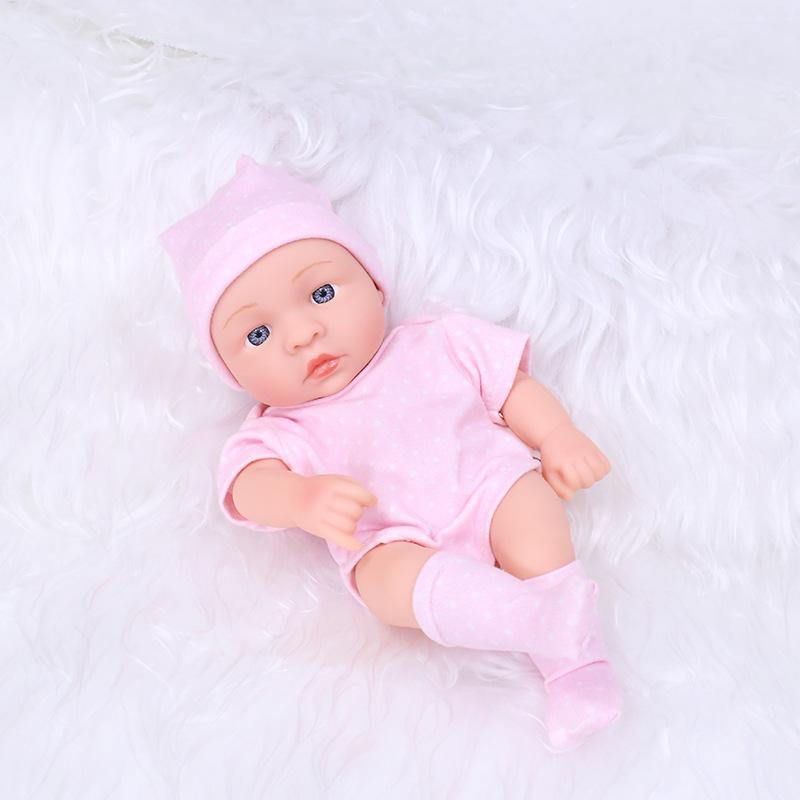 Přeshraniční Nová 20cm Panenka Reborn Malá Velikost Palcová Panenka Miminko Vinyl Měkké Lepidlo Simulační Panenka Hračka