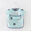 Blouse imperméable en coton à manches longues avec poche pour enfants