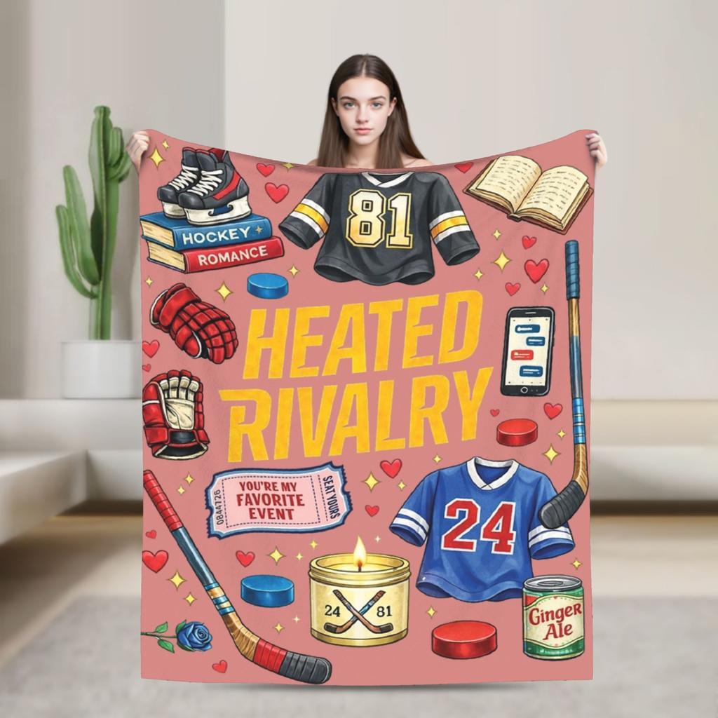 Heated Rivalry Game Changers Blankets TV show Wool Funny Soft Throw Blankets for Bedspread Decoration