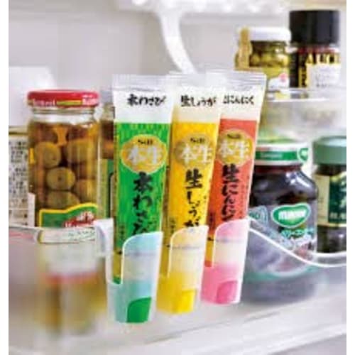 3-Piece Condiment Tube Holder, Condiment and Small Item Tube Storage, Tube Holder, Tube Holder, Door Pocket Refrigerator Storage, Condiment Tube Holde