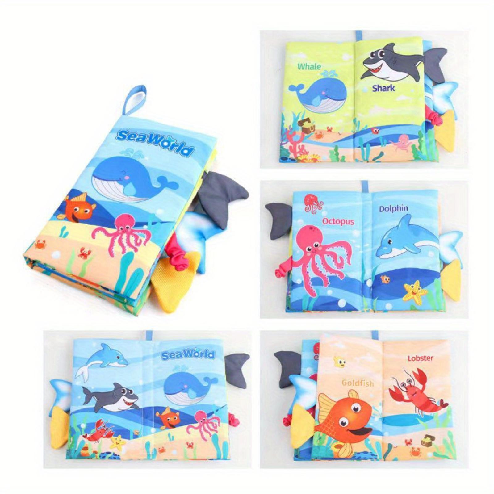Animal Tail Cloth Book Puzzle Enlightenment Early Education Cloth Book
