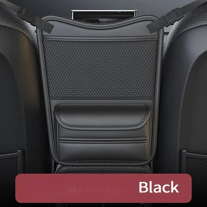 

Multifunctional Car Storage Pocket Net between Seats Portable Handbag Holder Organizer - Interior Car Accessories чёрный