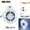 1M DC 5V Night Lights Lamp USB Gesture Sensor Dimmable 60 LEDs/m Strip Lights TV Backlight Kitchen Hand Sweep Waving Tape Diode