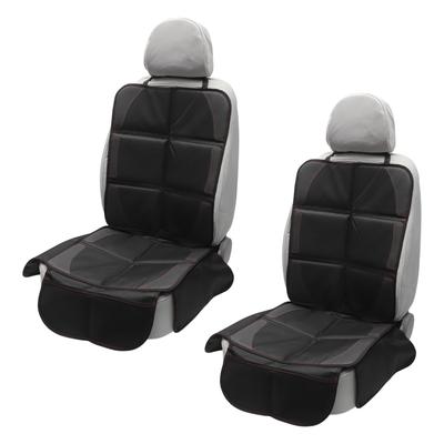 X AUTOHAUX Universal Car Seat Covers with Side Soft Padded Cushion for Baby Durable and Black and 1 Set Pockets, Safety, Waterproof, Red,