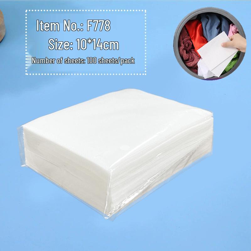 Color Absorbing Laundry Sheets: Prevent Color Bleeding & Staining In Mixed Loads