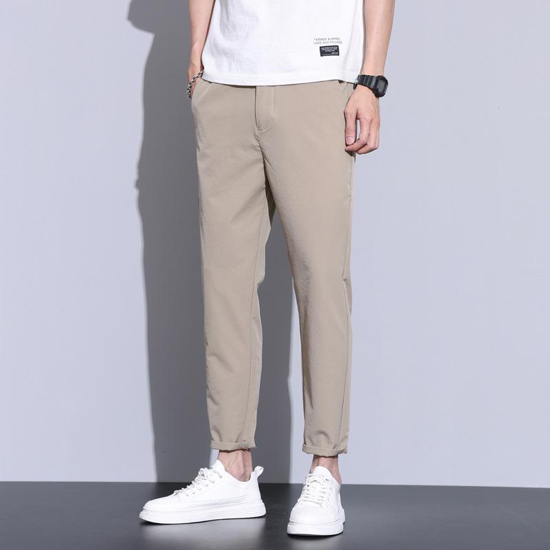 

Summer Thin Straight-leg Business Versatile Slim Men s Casual Pants Korean Style Pants Men s Casual Pants 38