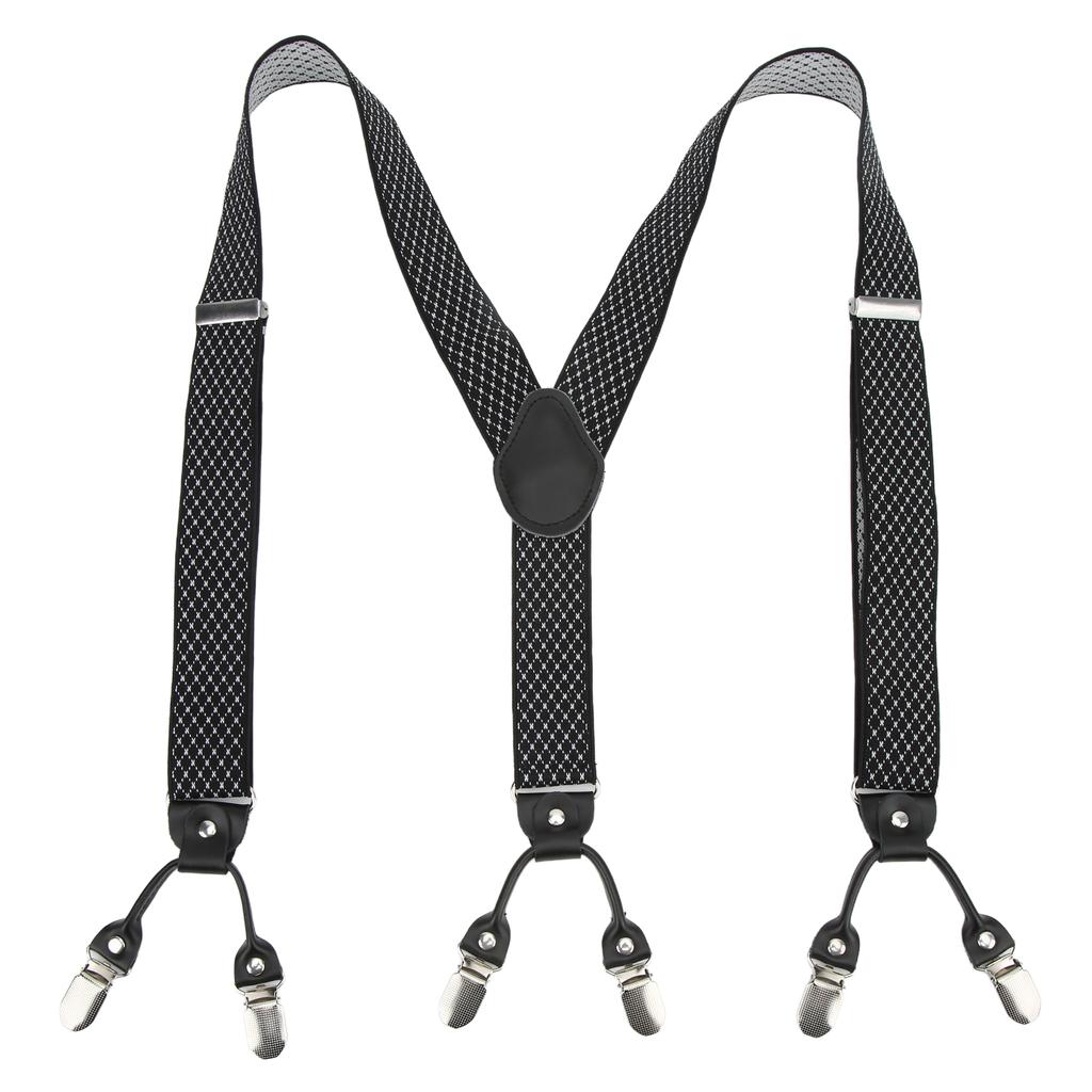 Mens Suspenders Easy Adjustable Y Shaped Straps 3.5x110cm1.4x43.3in Ergonomic Suspenders for