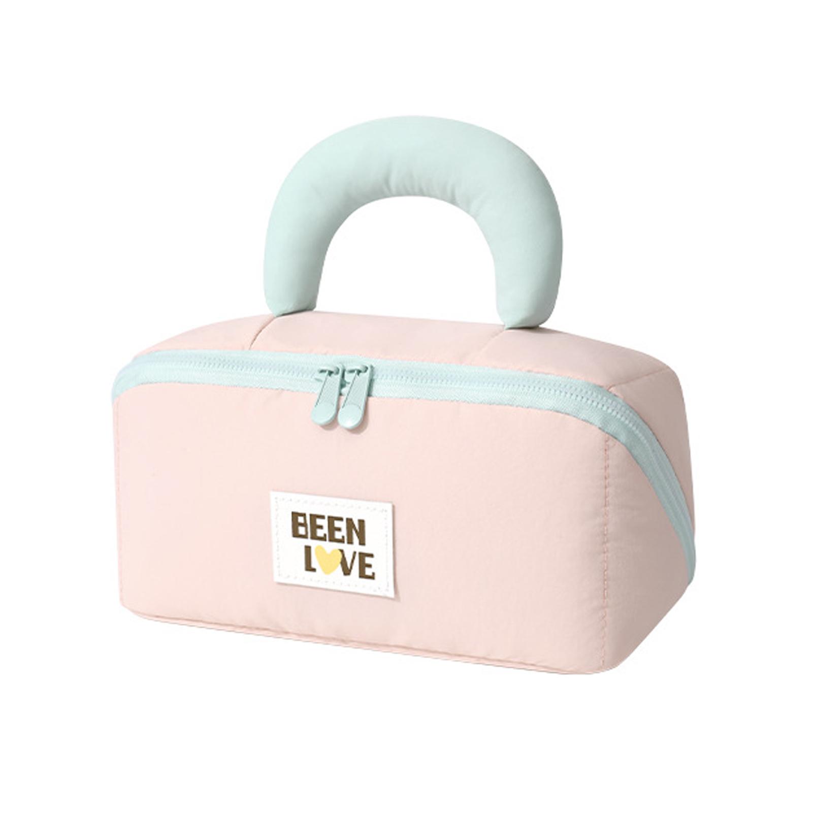 New Cosmetic Bag Travel Portable Makeup Organizer Bag Large-Capacity Cosmetic Storage Handbag with Zipper Toiletries Bags