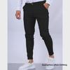 Pantaloni da uomo casual da lavoro a vestibilità slim, texture europea e americana