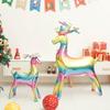 Christmas Deer Balloons Multicolor Standing Animal Balloons Kids Inflatable Toys
