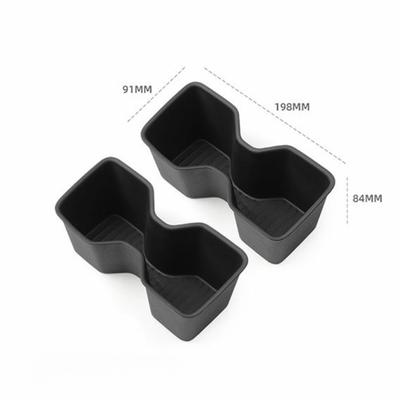Car Water Cup Holder The Third Row Drinks Cup Holder Storage Box Accessories 2pcs for Hyundai Santa Fe 2025 2025 6/7 Seats