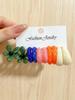 European 2026 C-Shaped Resin Earrings - Light Luxury Fashion with Creative Acetate Sheet Design