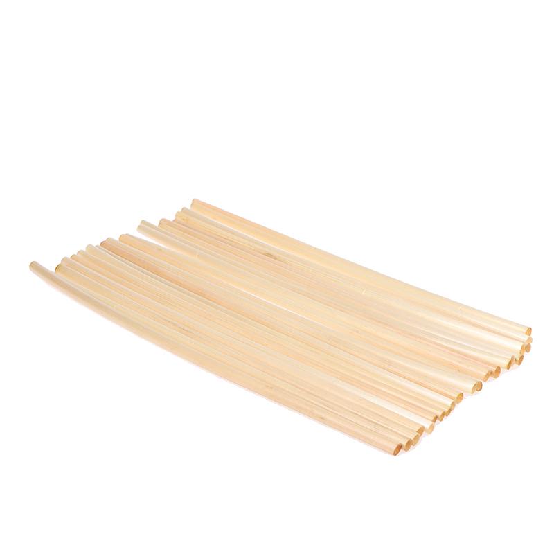 100Pcs/Set Natural Wheat Straw Biodegradable Straws Portable Drinking Straw