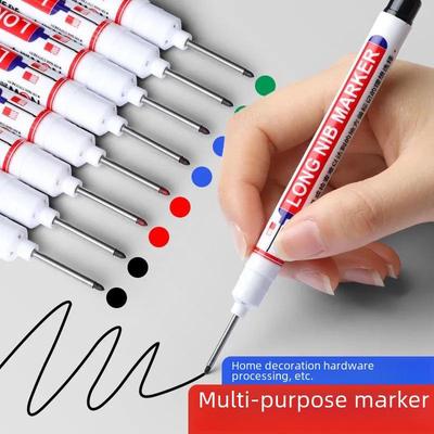 Black Deep Hole Marker Pen for Woodworking and Tile