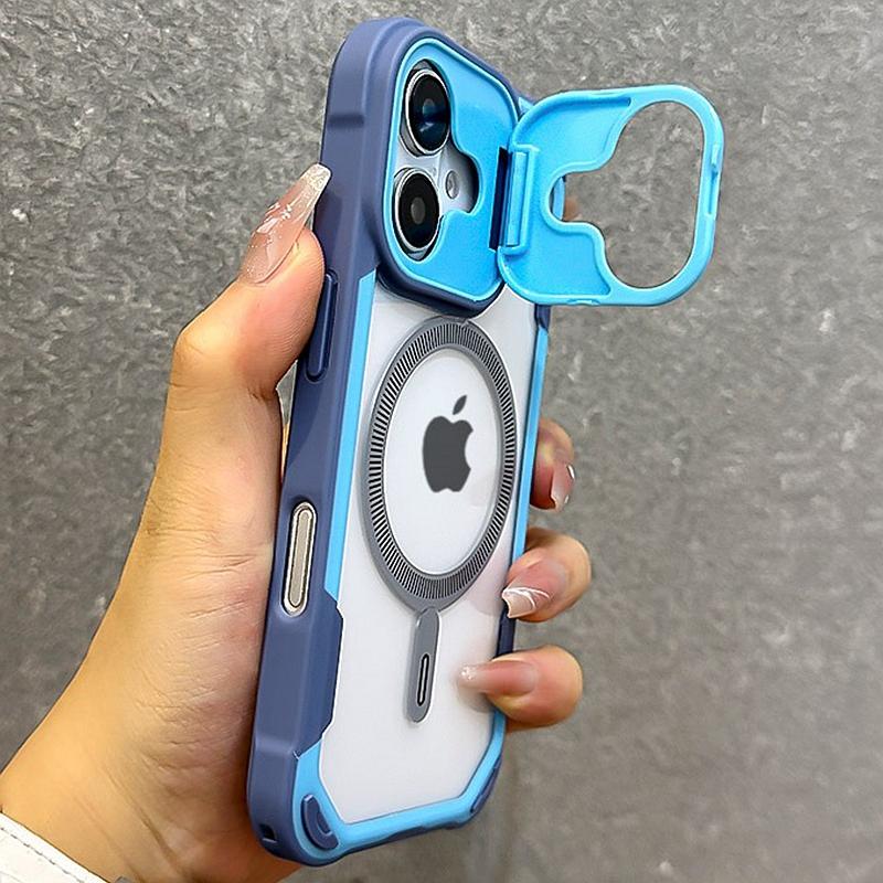 Magsafe Transparent Shockproof Phone Case For For Iphone 11 12 13 14 15 16 Pro Max Plus Magnetic Bumper Cases Back Cover