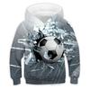 Boys Football Hoodie Long Sleeve Print Fall Active Kids  Regular Fit