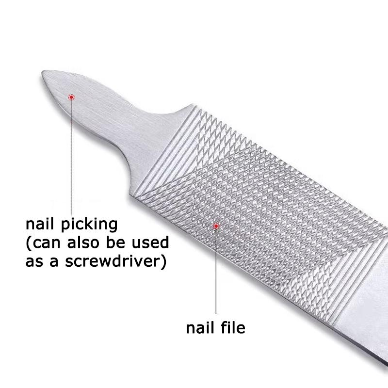 WTEMPO Tragbarer Faltbarer Nagelknipser Schlüsselanhänger Edelstahl Nagelknipser mit Ring Kreatives DIY Weihnachtsgeschenk Türschlüssel Autoschlüssel Deko Anhänger