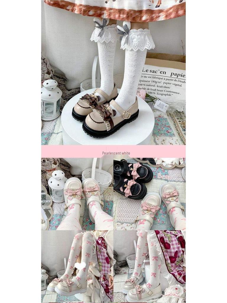 Versatile Autumn Lolita Leather Shoes: Cute, Soft, Round-Toe Japanese JK Style