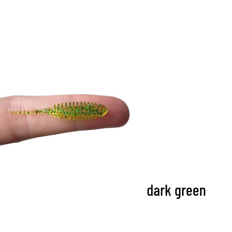 Nadel Schwanz 3,5cm Grundfischen Köder - 10 Weichköder für Rapfen, Barsch, Mandarinfisch, Je 0,2g