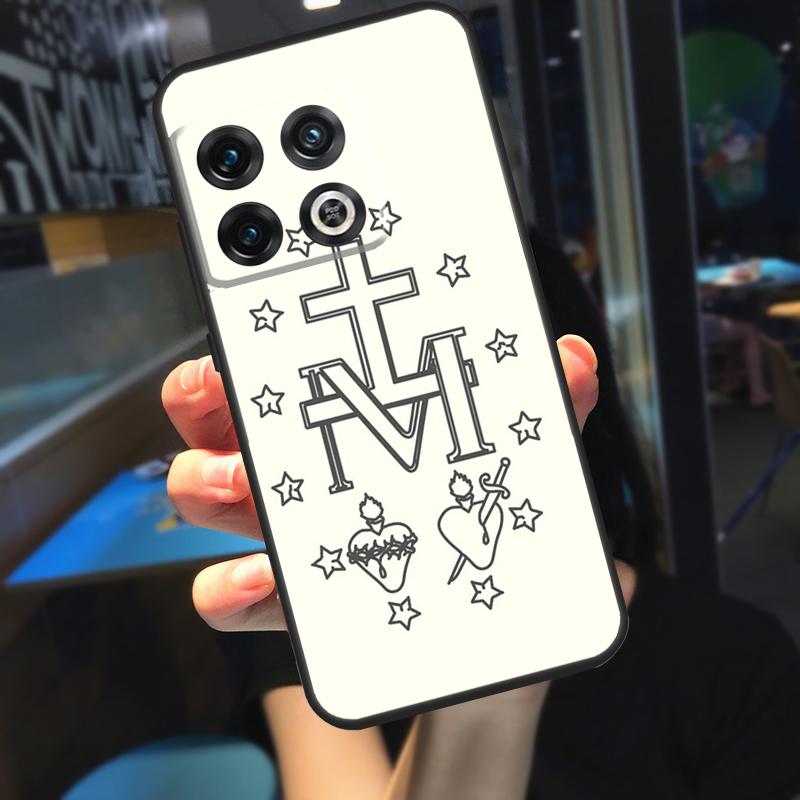 Conception Virgin Mary Jesus Funda For OnePlus 12R 13 R 12 11 9 10 Pro 8T 9RT 10T OnePlus Nord 4 CE 2 3 Lite N20 N30 Case