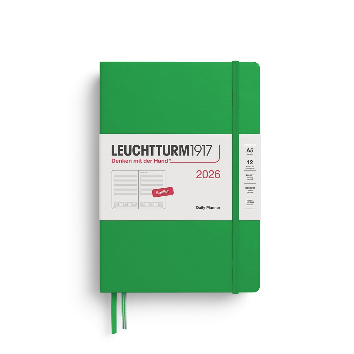 

Leuchtturm 2026 Январь Ежедневник Весна Официально Импортированный Планировщик, Старт, А5, Лист, 372775,