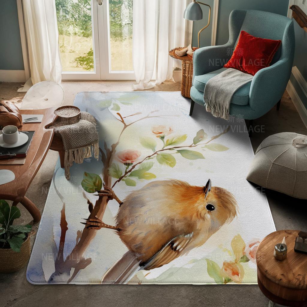 House Entrance Carpet Home Door Mat Living Room Bath Foot Bathroom Non-slip Water Absorption Rugs Bath Merry Christmas Winter