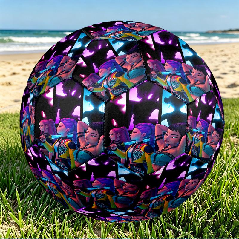 Singer Print Size 5 Soccer Ball, PU Wear Resistant Football for Match Training and Daily Practice, Birthday Gift for Soccer Fans