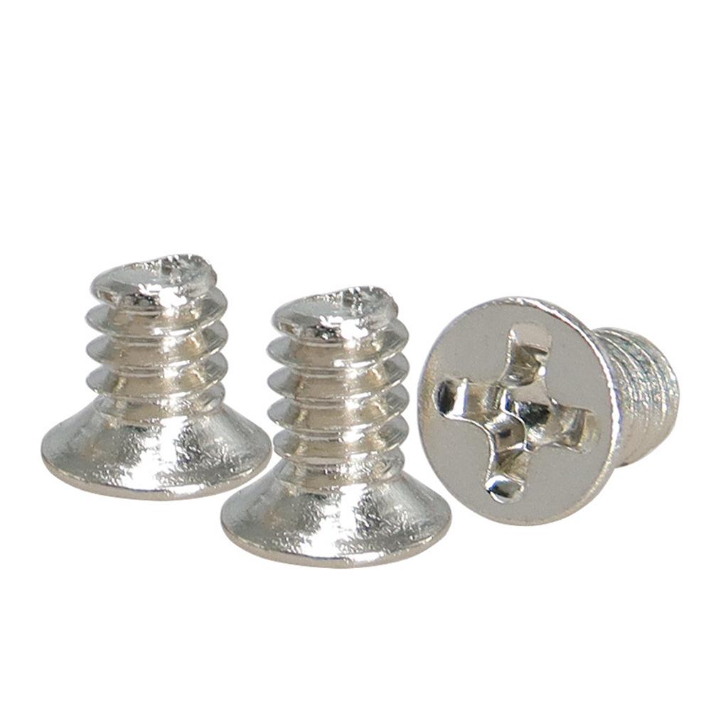 30-100PCS 6-32*6 Computer Screws Countersunk Head Hard Disk Screw Cross Flat Tail Coarse 3.5mm Thread Bolts
