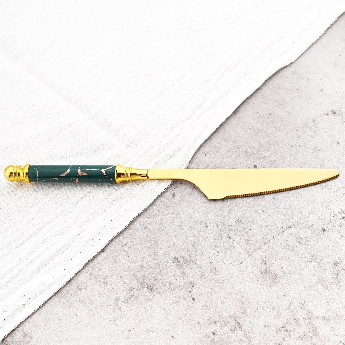 Набор обеденных ножей из нержавеющей стали — фото 10