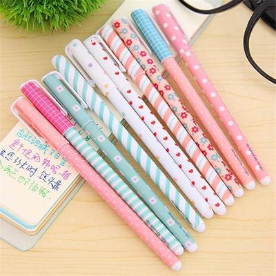 1/5/10pcs/set Novelty Cute Cartoon Gel Ink Pen Stationery School Office Supplies