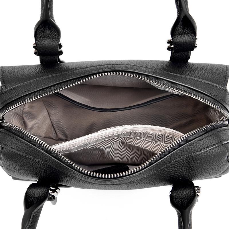 Mode Effen Kleur Echt Leer Schouder Crossbody Tas voor Dames Hoge Kwaliteit Koeienleer Handtas Luxe Vrouwen Messenger Tas