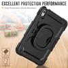 For iPad 10th 10.9 2026, Military Grade Shockproof Protective Silicone Cover 360 Folding Handle Grip + Handle Shoulder Strap