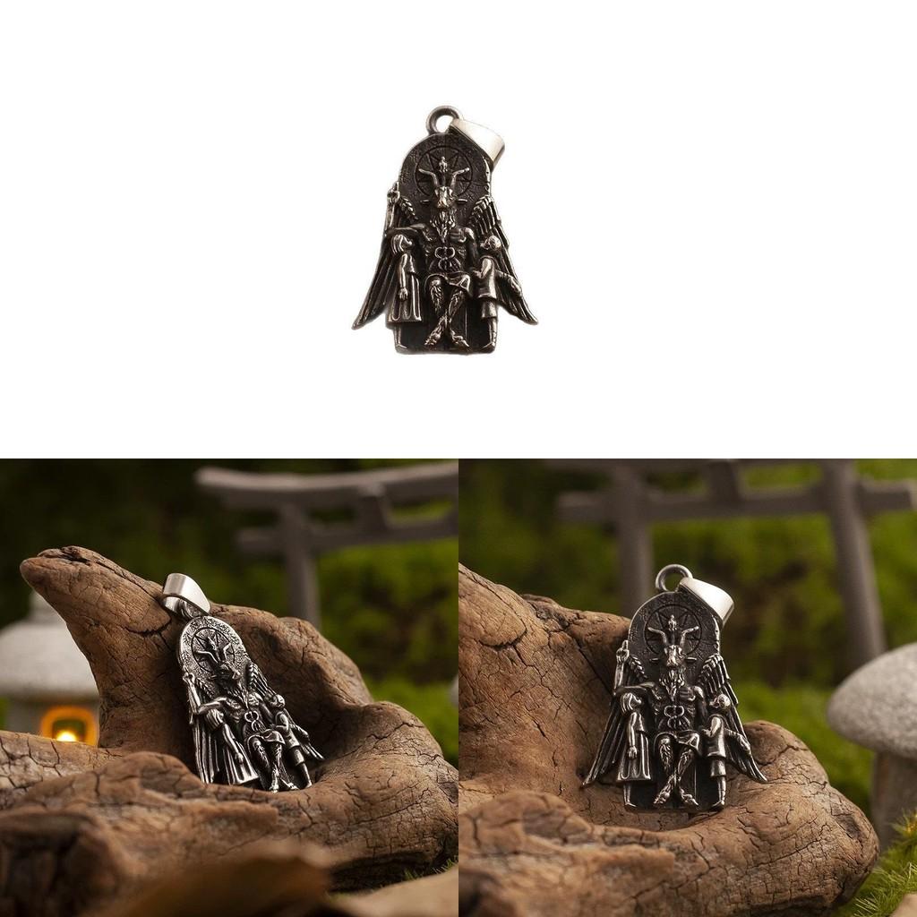 Anubis Mythology Pendant Necklace With Geometric Design For Gothic Fashion Enthusiasts