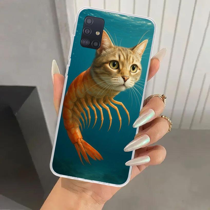 Italian Brainrot Animals Phone Case for Samsung Galaxy A52 A42 A32 A22 A12 A02S A72 A51 A50S A41 A31 A21S A71 A40 A30S A20S A10S