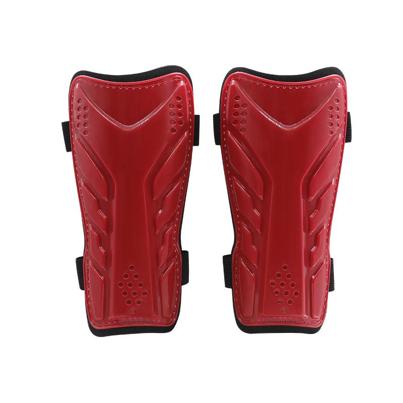 Pro Football Shin Guards with Double Straps & EVA Padding - Anti-Collision Velcro Design