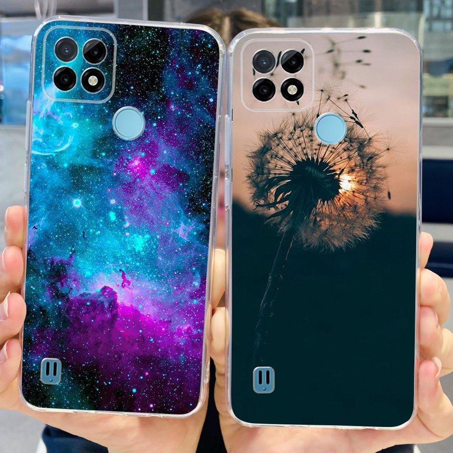 For Realme C21Y Case Realme C21 Phone Case 2023 New Printed Soft Back Cover For Realme C25 C25S C25Y RealmeC21Y Shockproof Coque