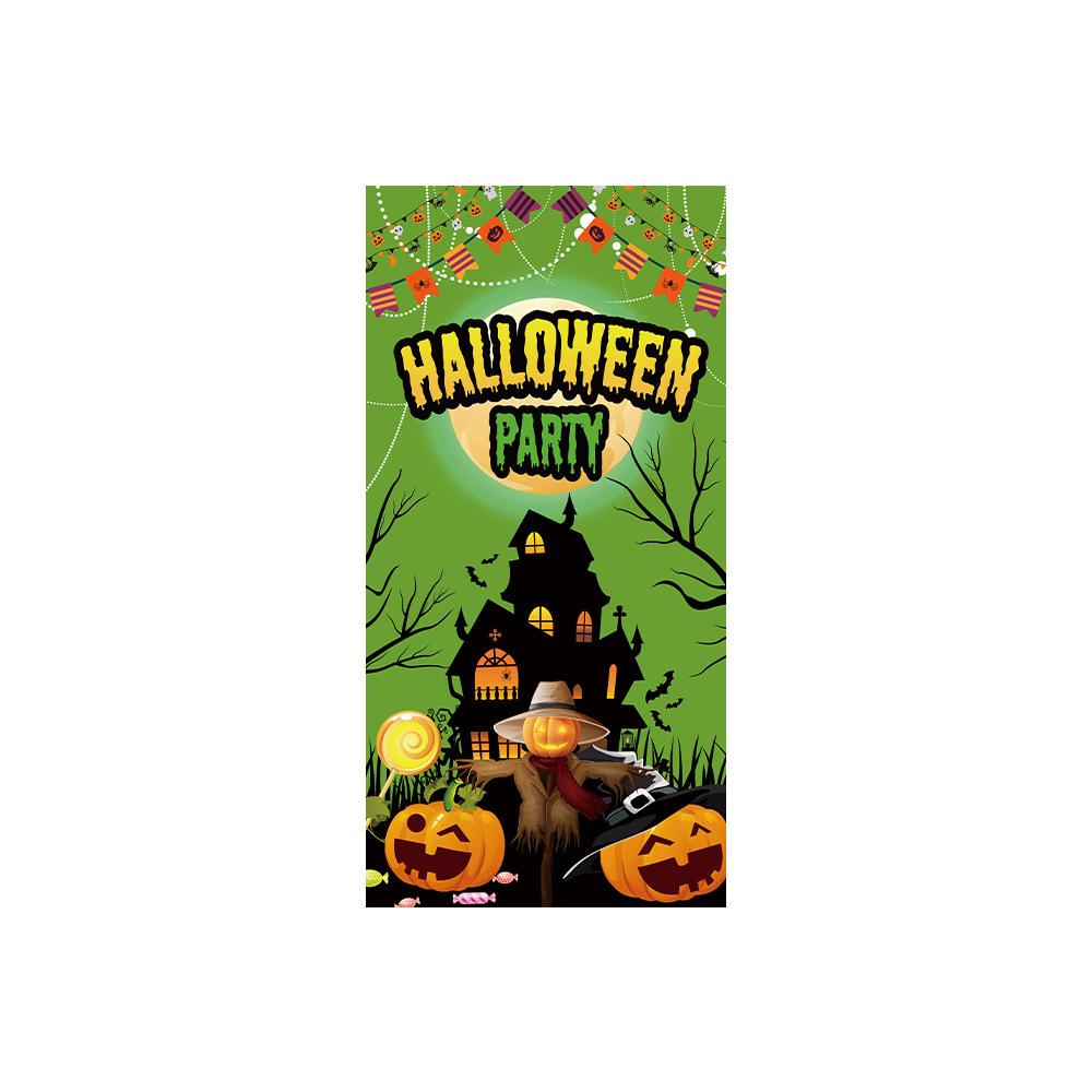 Day of the Dead Festival Polyester Door Banner - Customizable Party Decoration