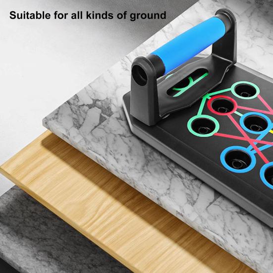 Foldable Push-up Board with Anti-Slip Grips Smart Counter Strong Load-bearing Push-Up Bar Abdominal Muscle Training Equipment