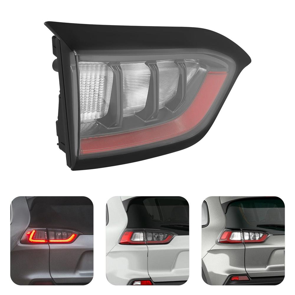 Left & Right Inner Rear LED Tail Light Brake Stop Lamp For Jeep Cherokee 2019-21
