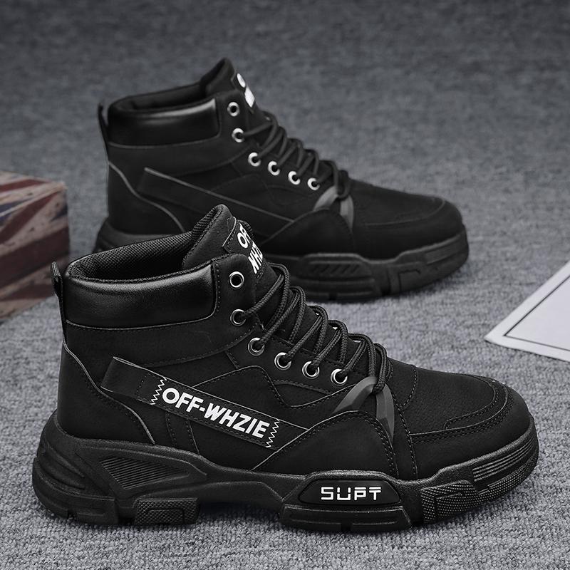 Martin Stiefel Herbst High-Top Retro Kampfstiefel Outdoor Bergsteigen Wüsten Arbeitsschutz