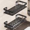 Wall Hanging Corner Single Layer Rectangular Bracket Wall Mounted Shower Shampoo Rack Bathroom Rack Towel Rack Bracket