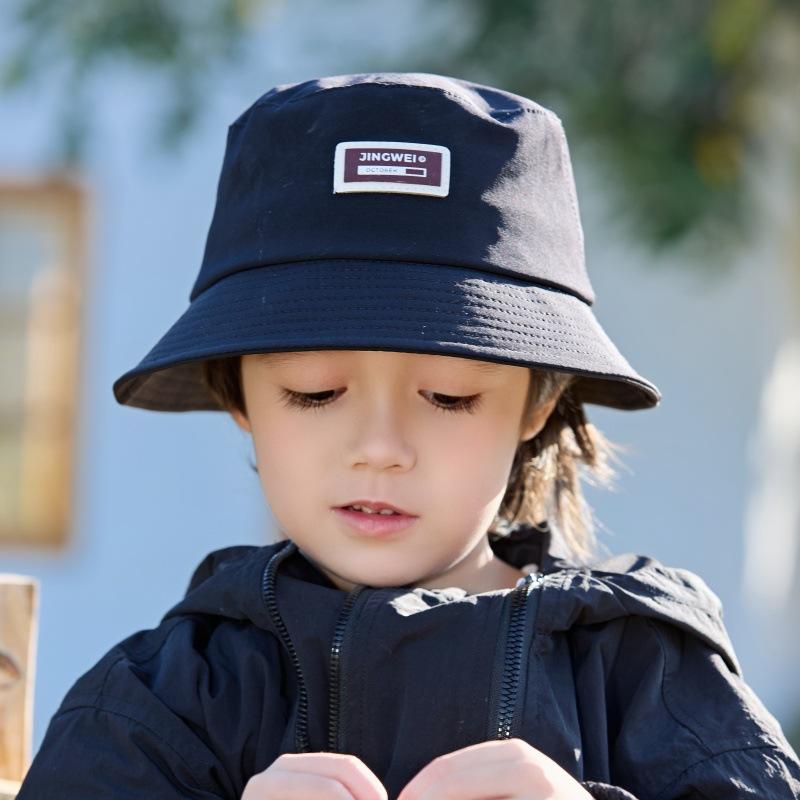 

Детская солнцезащитная шляпа для отдыха на открытом воздухе, солнцезащитный козырек, шляпа-ведро с милой надписью, пляжная шляпа, шляпа для бассейна Average size (3-8 years old) чёрный