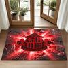 Sunderland Football Design Crystal Velvet Rug Soft Decorative Mat for Bedroom Entrance