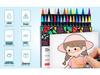 Double-headed Acrylic Marker Pens with Stackable Colors and Soft Brush Tips for Art Painting
