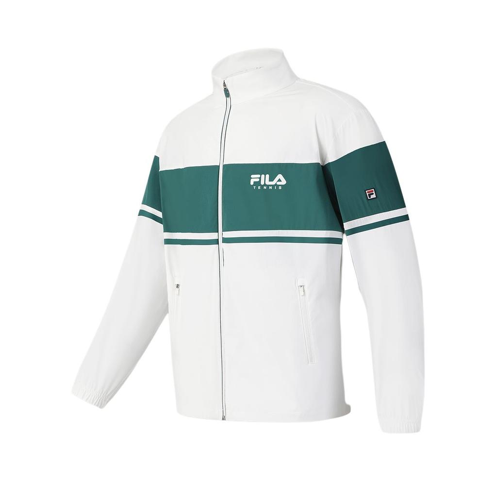 New FILA Athletics Jacket Men's Jade White WT A11M523702F-WT