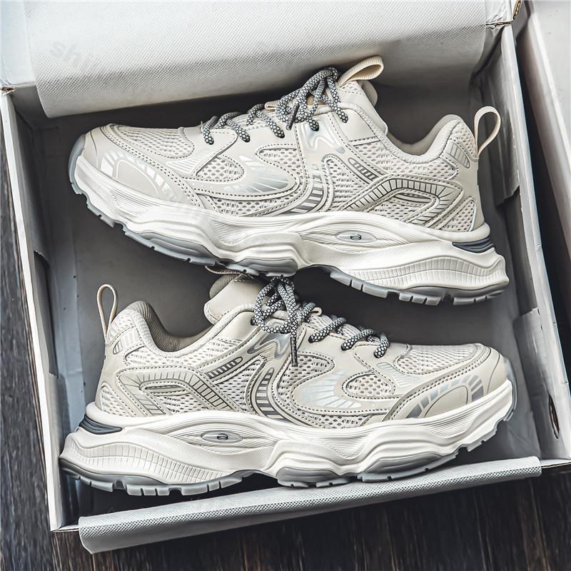 Fashion Men's Casual Sport Shoes Comfortable Breathable Fashion Sneakers 2025 Autumn New Thick Bottom Fashion Increased Height Shoes