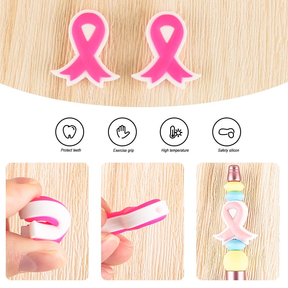 10Pcs Ribbon shape Focal Beads  Uesd For Beaded Pen Keychain Bracelet DIY Jewelry Handmade Accessories