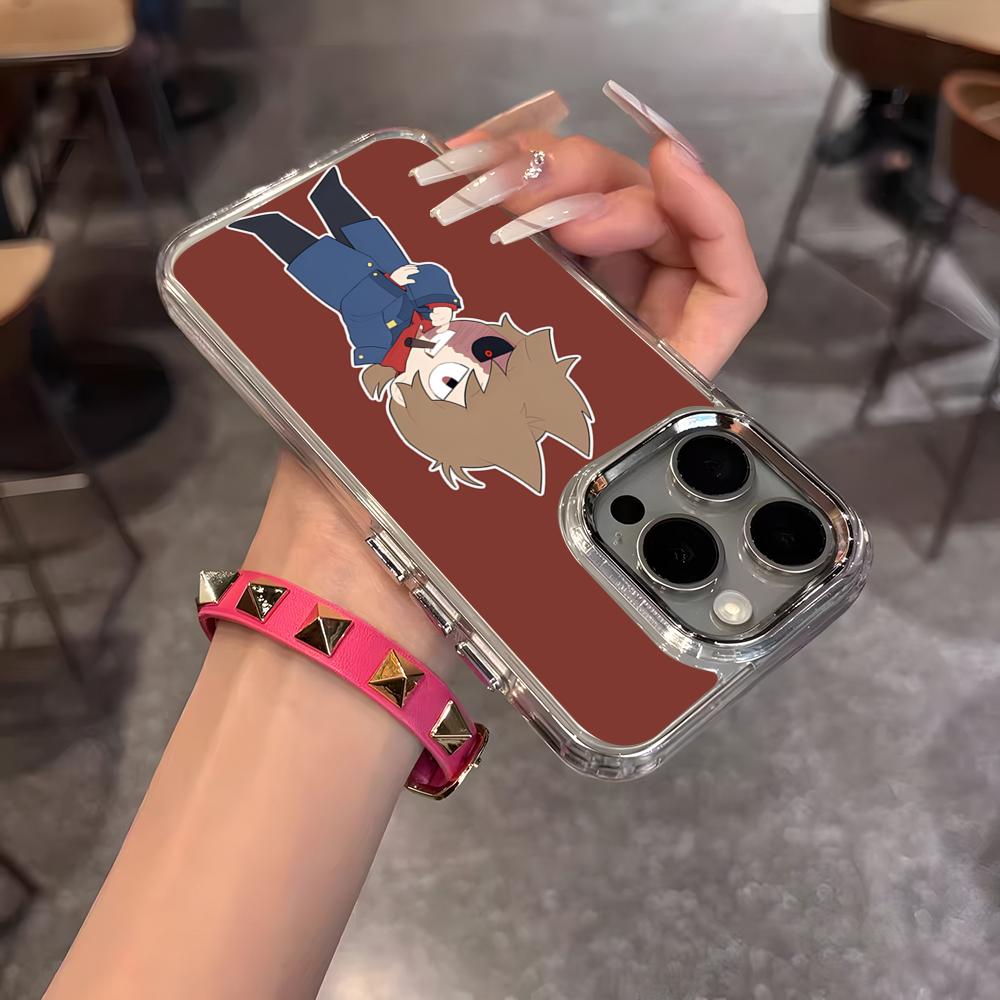 

Anime Eddsworld Tord Phone Case For IPhone 17 Air 16 15 14 13 12 11 Pro Pro Max Plus Transparent Soft Cover iPhone 14 Pro Max